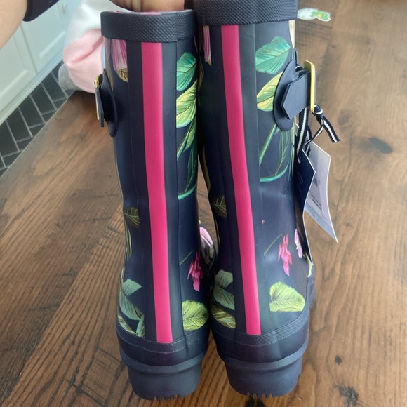 Joules Size 5 Molly Welly “NAVFLORL” mid calf boots - Picture 6 of 6